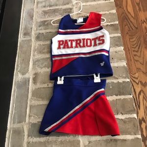 Patriots Cheerleading Outfit Small Halloween